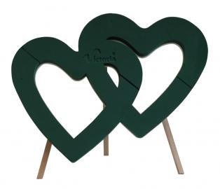 SERCE PODWÓJNE OTWARTE styrodur na stopce